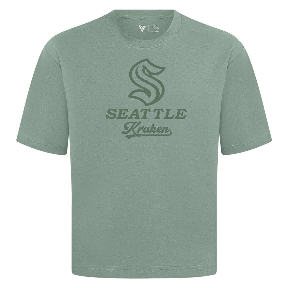 Seattle Kraken Levelwear Shadow Surge Luxe Signature Knit T-Shirt Green