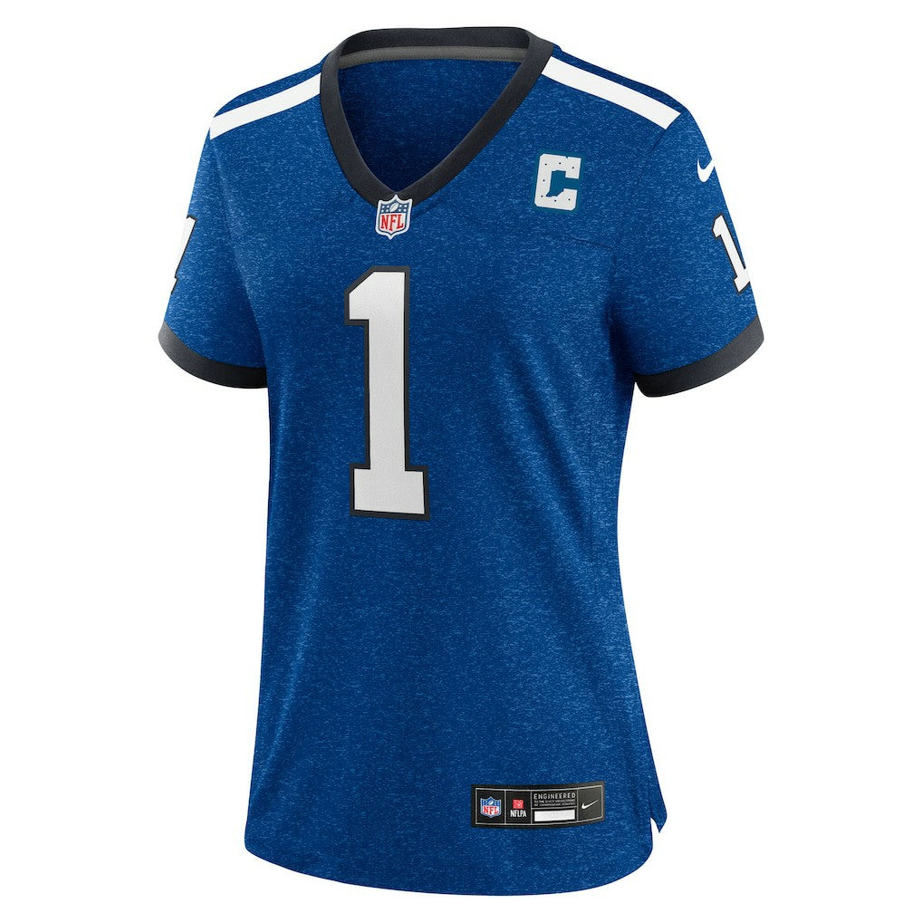 Ahmad Sauce Gardner Indianapolis Colts Women's Alternate 2 Indiana Nights Game Jersey Heather Royal - Nike