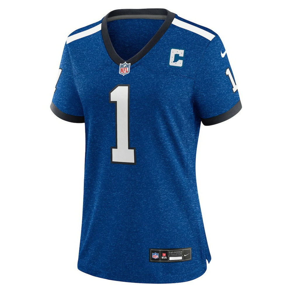 Ahmad Sauce Gardner Indianapolis Colts Women's Alternate 2 Indiana Nights Game Jersey Heather Royal - Nike
