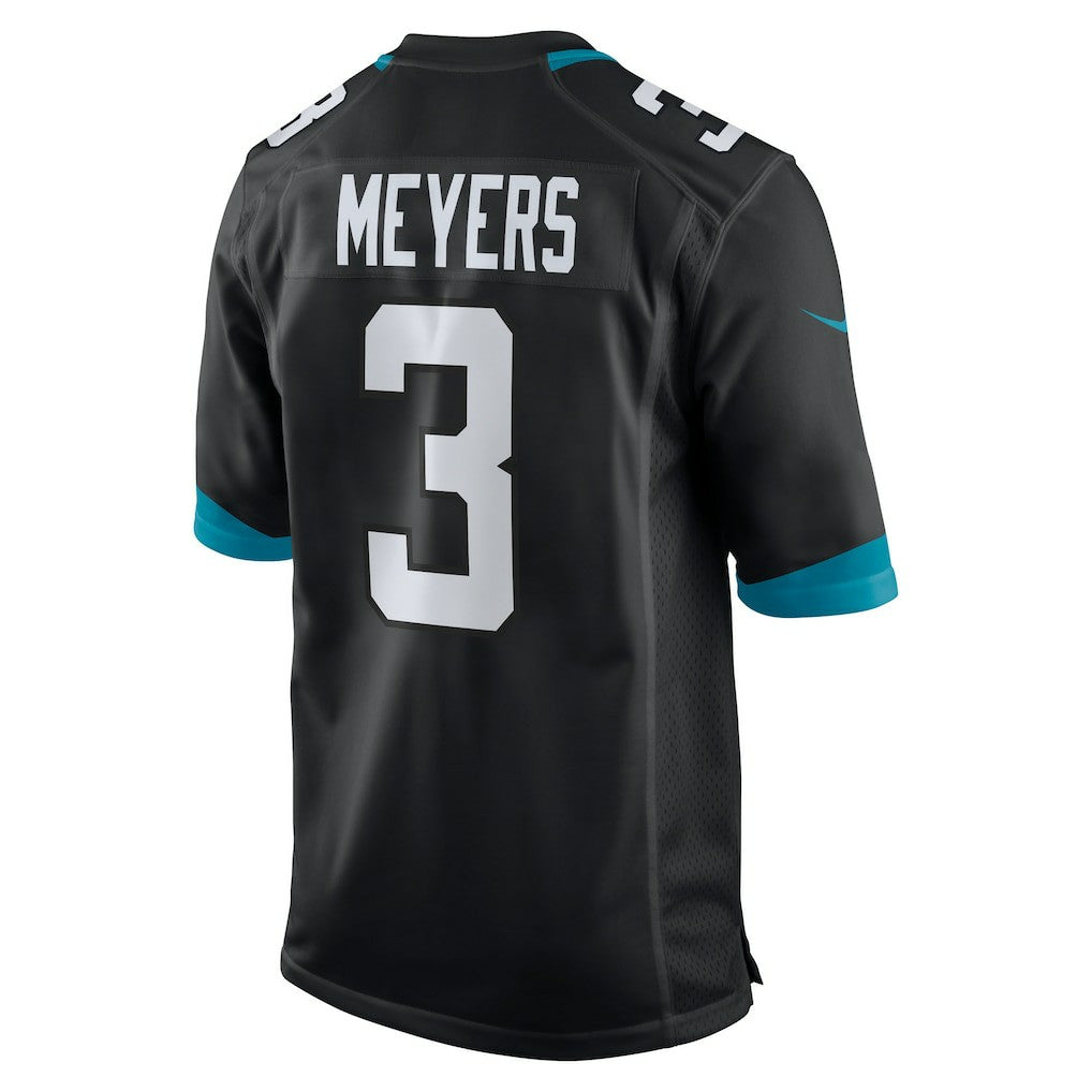 Jakobi Meyers Jacksonville Jaguars Alternate Game Jersey - Black | NFL Jerseys