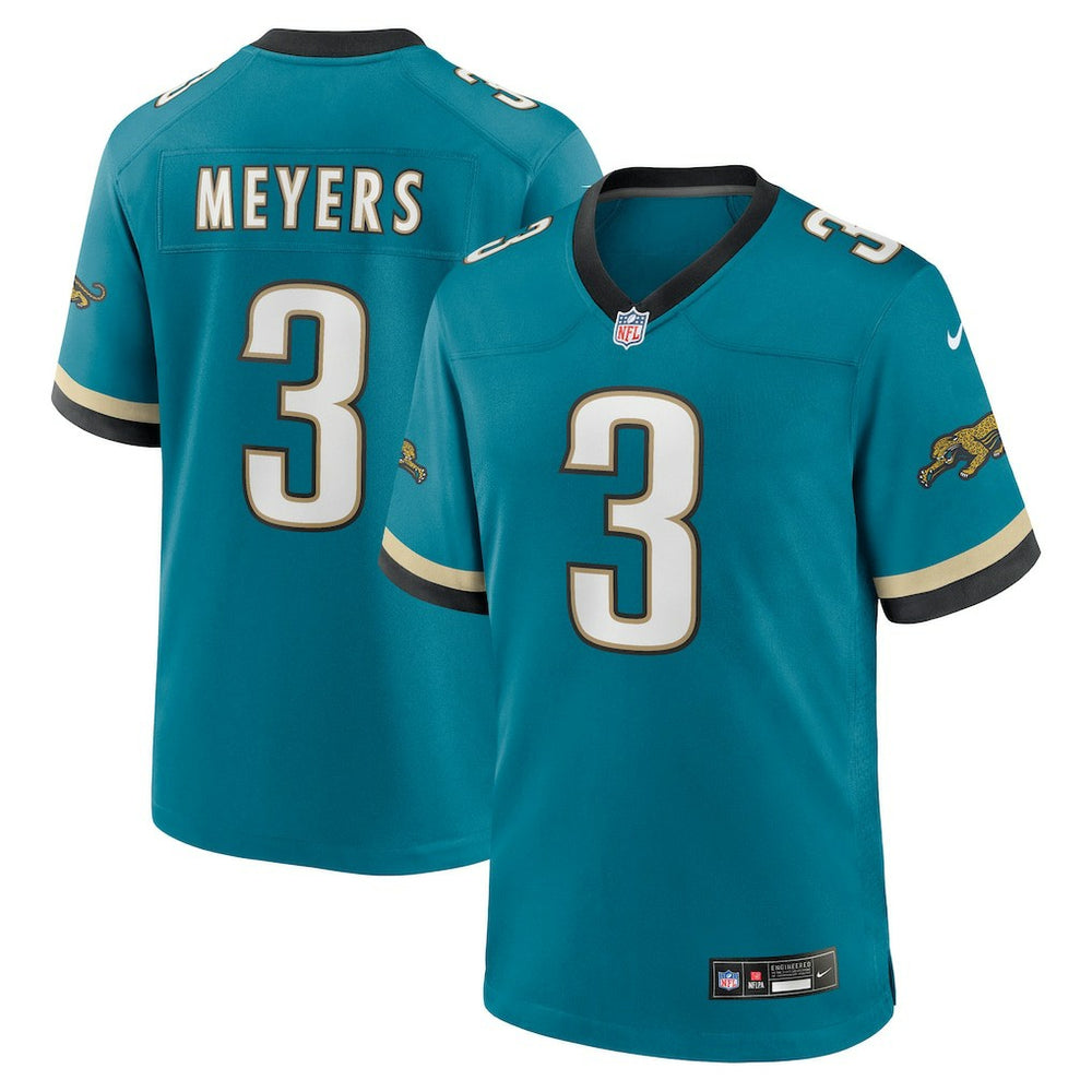 Jakobi Meyers Jacksonville Jaguars Alternate 2 Prowler Throwback Game Jersey Teal - Nike