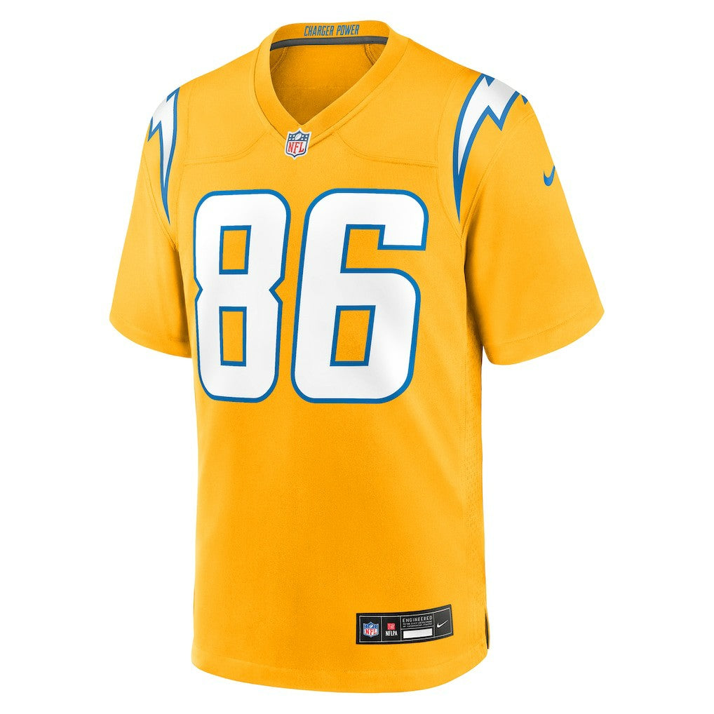Oronde Gadsden Los Angeles Chargers Alternate Charger Power Game Jersey - Gold | NFL Jerseys