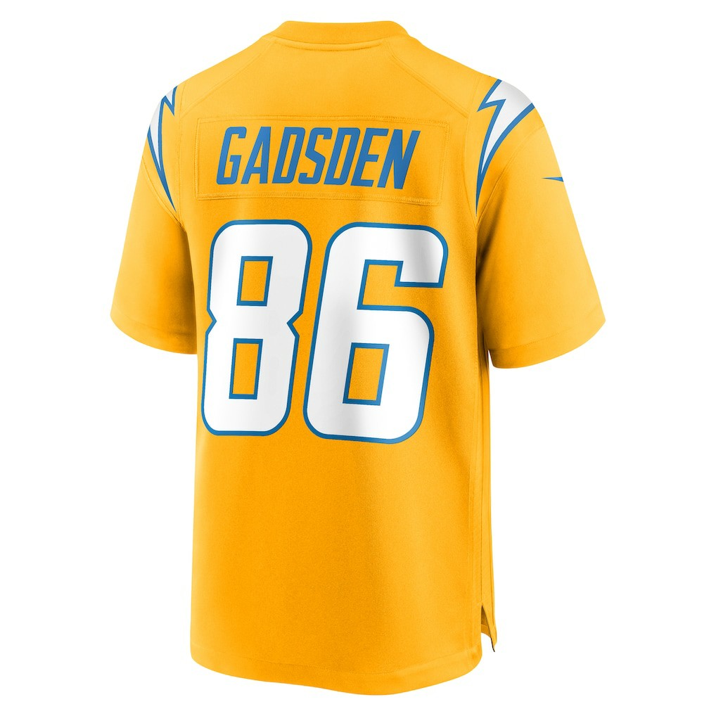Oronde Gadsden Los Angeles Chargers Alternate Charger Power Game Jersey - Gold | NFL Jerseys