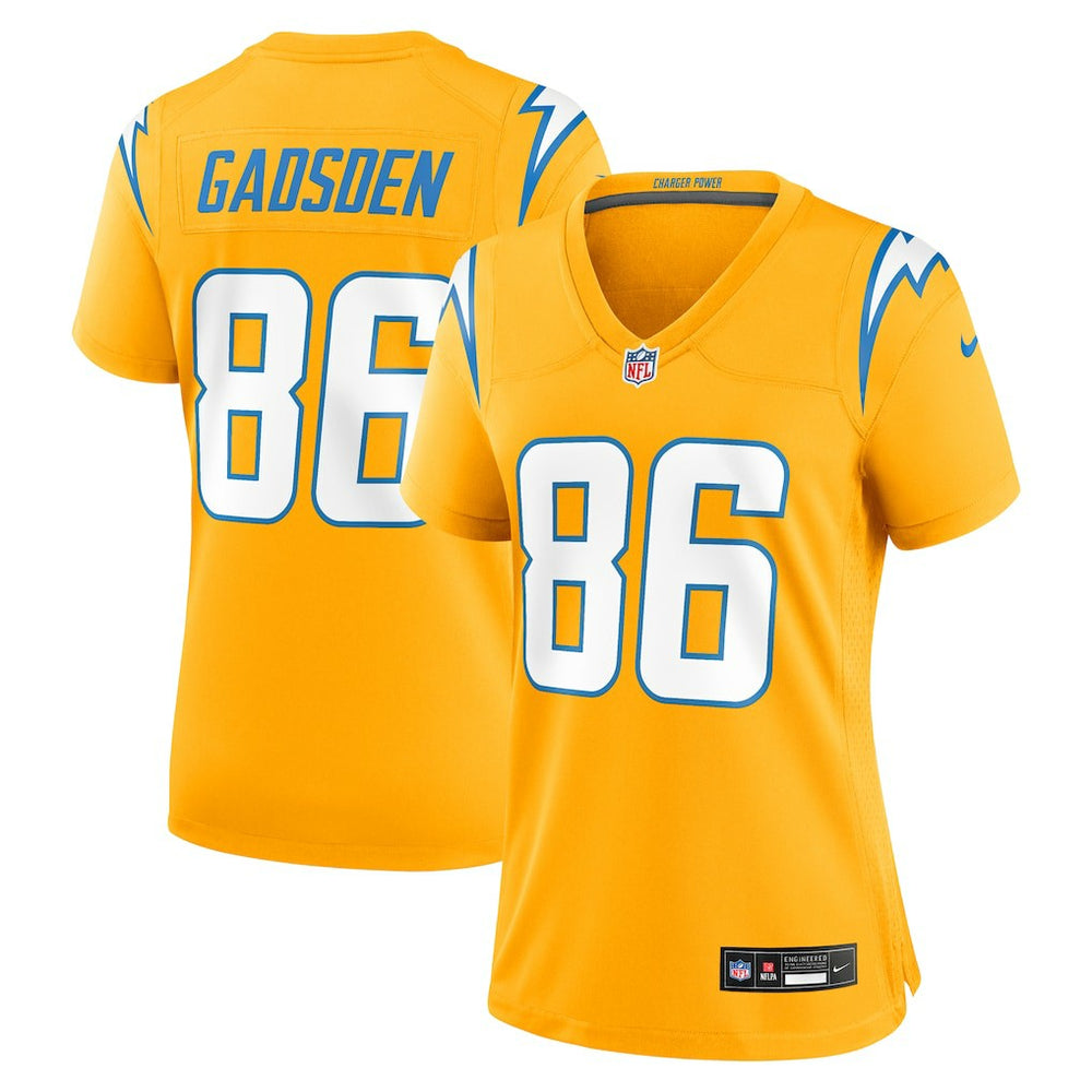 Oronde Gadsden Los Angeles Chargers Women's Alternate Charger Power Game Jersey Gold - Nike