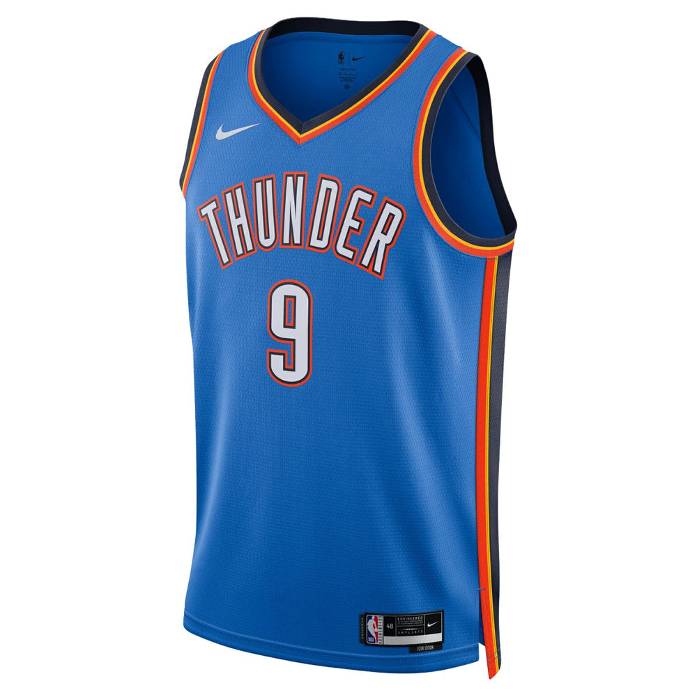 Nike - Alex Caruso Oklahoma City Thunder Unisex Swingman Jersey - Icon Edition - Blue