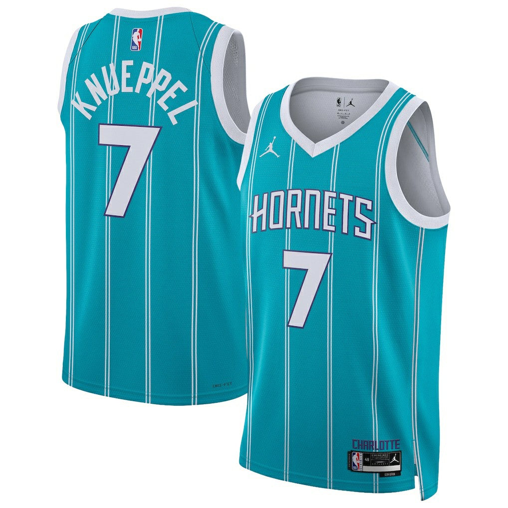 NBA - Kon Knueppel Charlotte Hornets Jordan Brand Unisex Swingman Jersey - Icon Edition - Teal