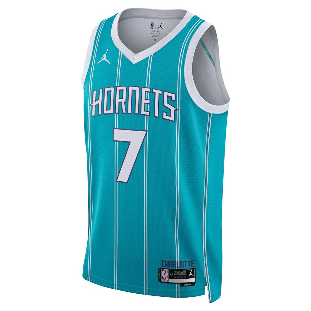 NBA - Kon Knueppel Charlotte Hornets Jordan Brand Unisex Swingman Jersey - Icon Edition - Teal