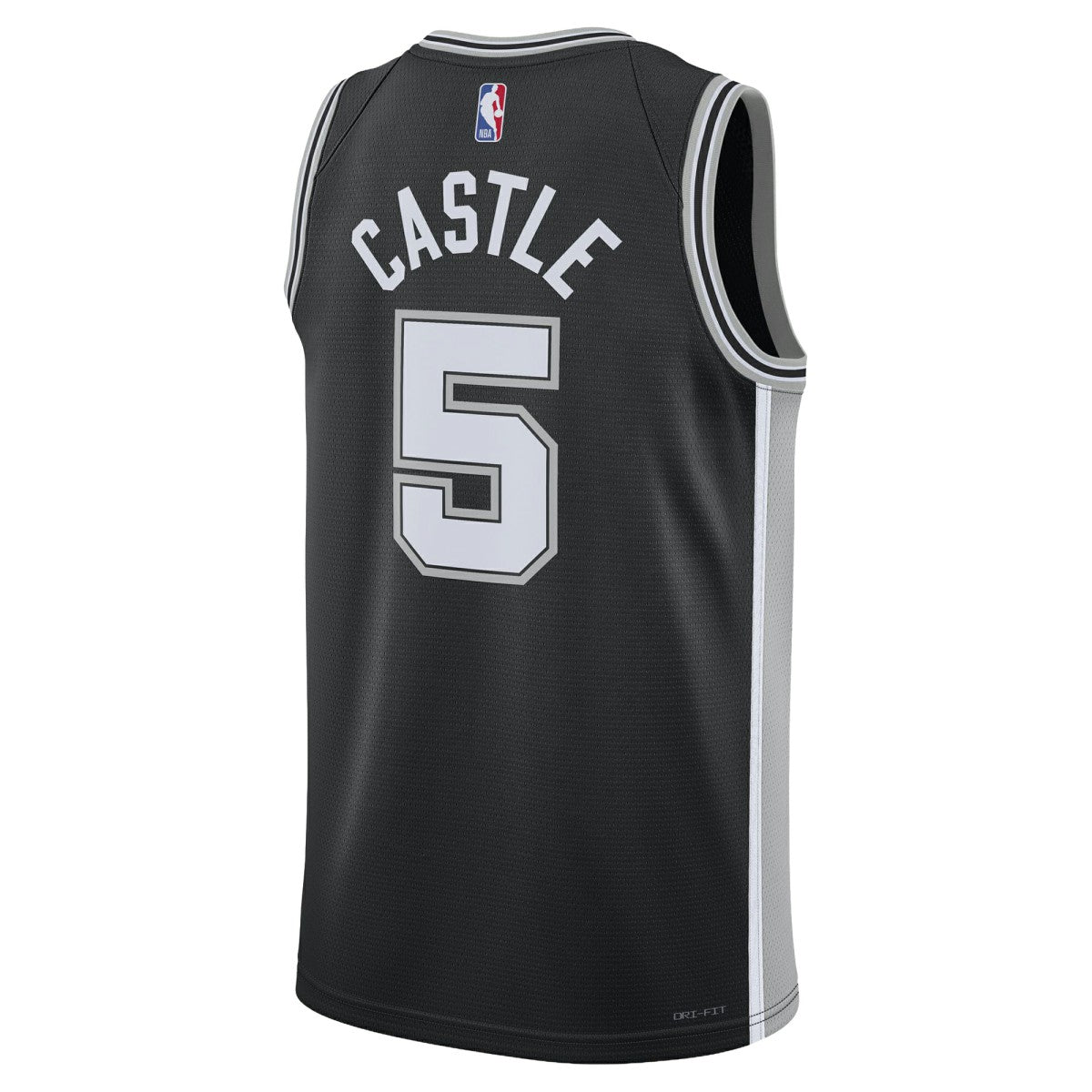 Nike - Stephon Castle San Antonio Spurs Unisex Swingman Jersey - Icon Edition - Black