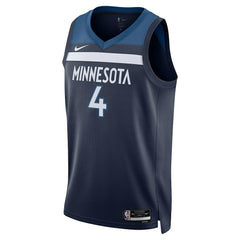 Nike - Rob Dillingham Minnesota Timberwolves Unisex Swingman Jersey - Icon Edition - Navy