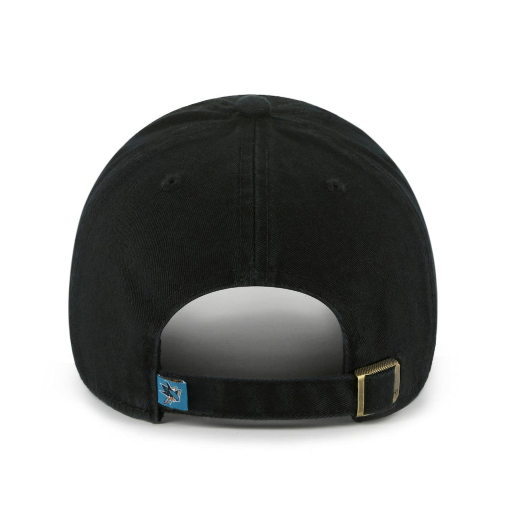 San Jose Sharks - '47 Logo Clean Up Adjustable Hat Black