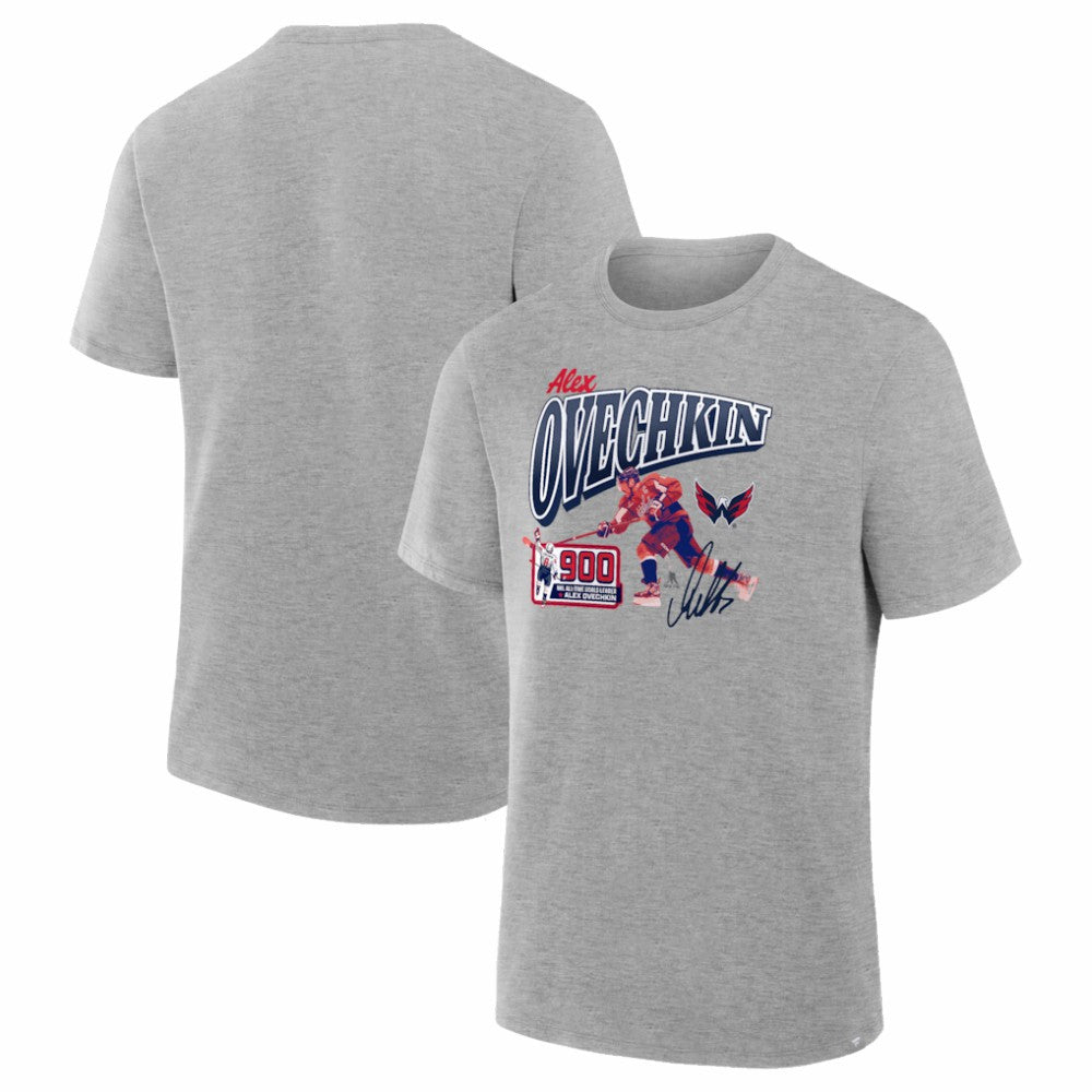 Alexander Ovechkin Washington Capitals 900th Career Goal Legacy T-Shirt Gray