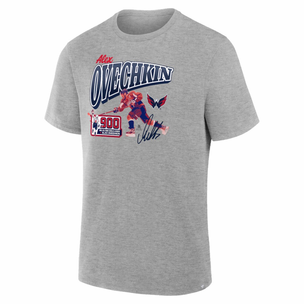Alexander Ovechkin Washington Capitals 900th Career Goal Legacy T-Shirt Gray