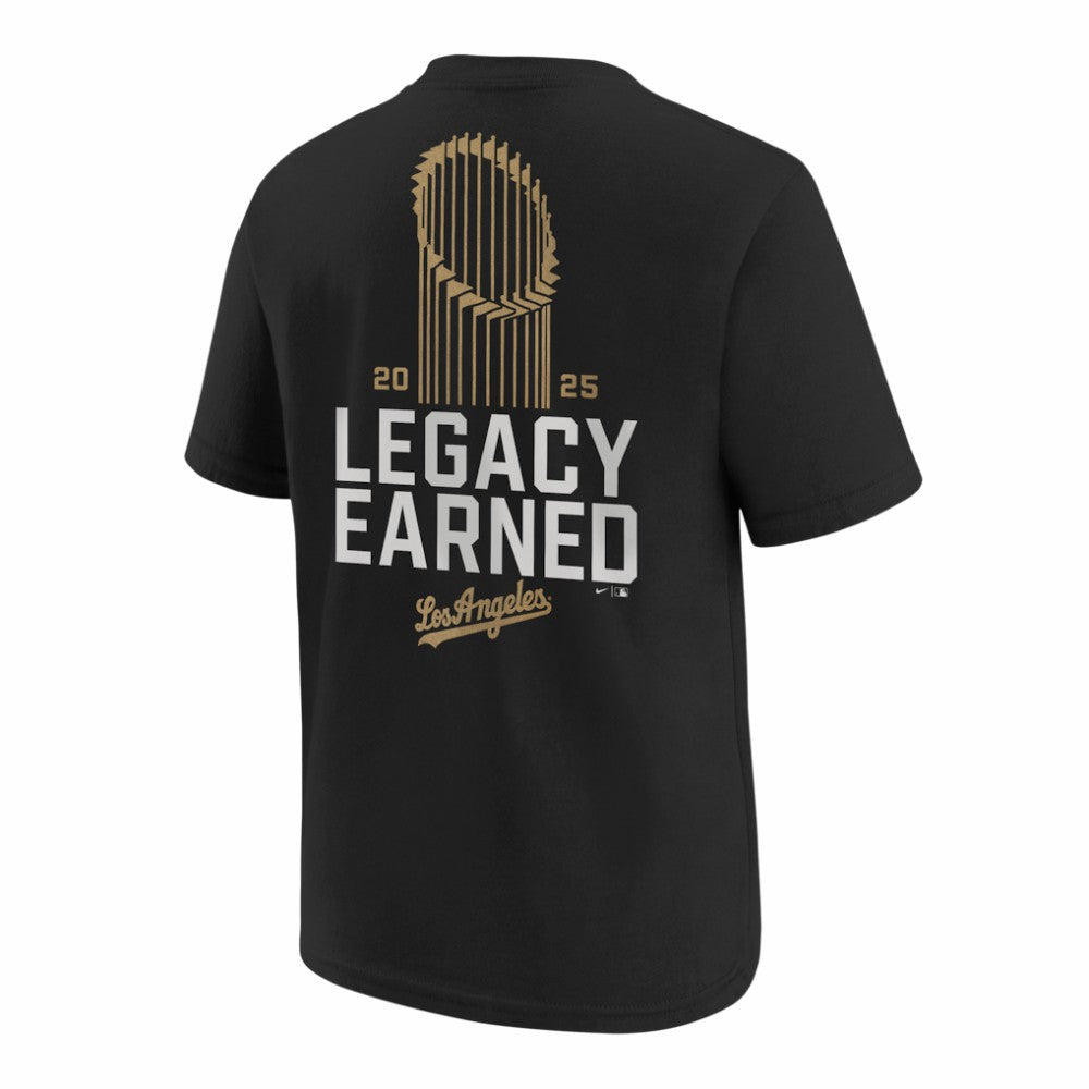 Los Angeles Dodgers Nike Youth 2026 Gold Collection Legacy Earned T-Shirt On Sale