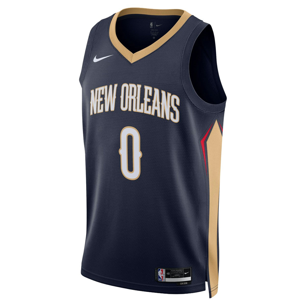 Nike - Jeremiah Fears New Orleans Pelicans Unisex Swingman Jersey - Icon Edition - Navy