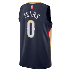 Nike - Jeremiah Fears New Orleans Pelicans Unisex Swingman Jersey - Icon Edition - Navy