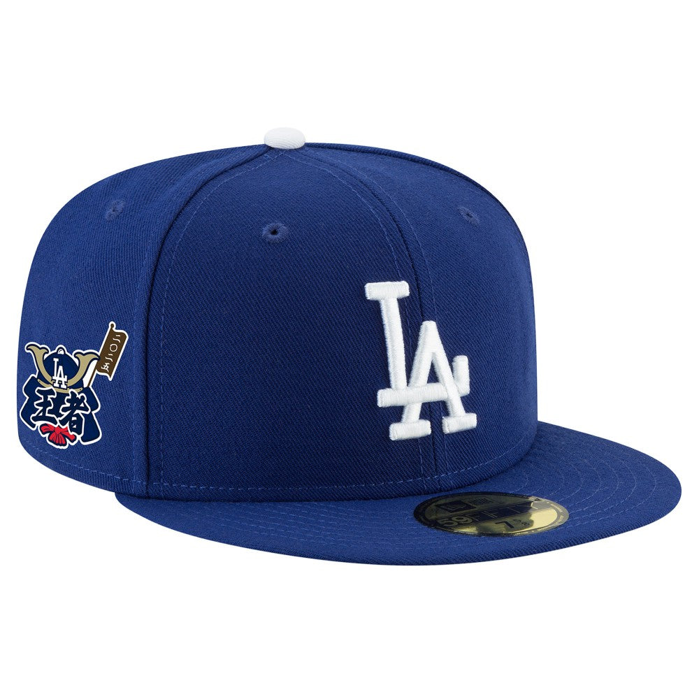 Los Angeles Dodgers New Era 2025 Champions Samurai Side Patch 59FIFTY Fitted Hat for sale