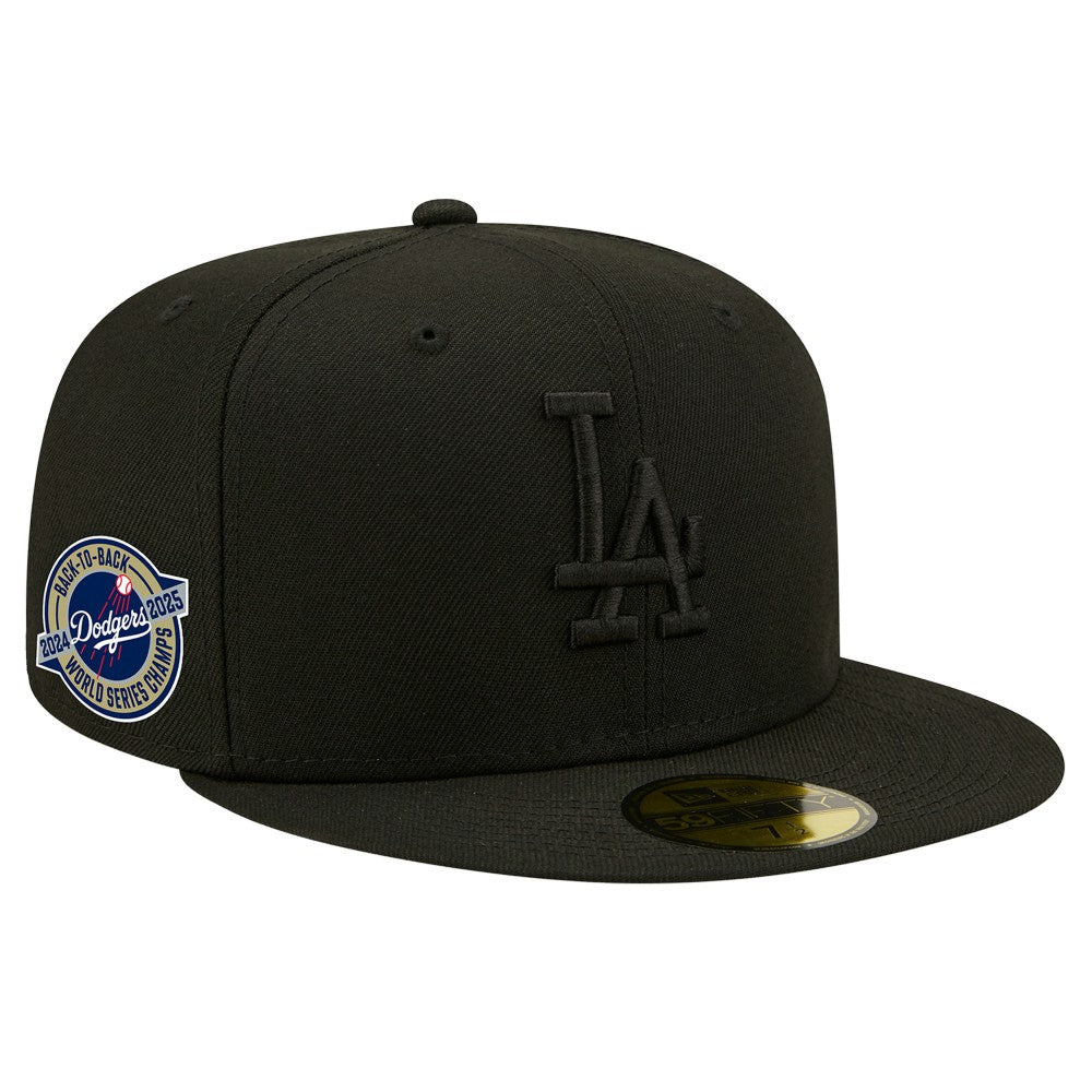 Los Angeles Dodgers New Era 2024/25 Back to Back Champions Circle Side Patch Fitted 59FIFTY Hat Online