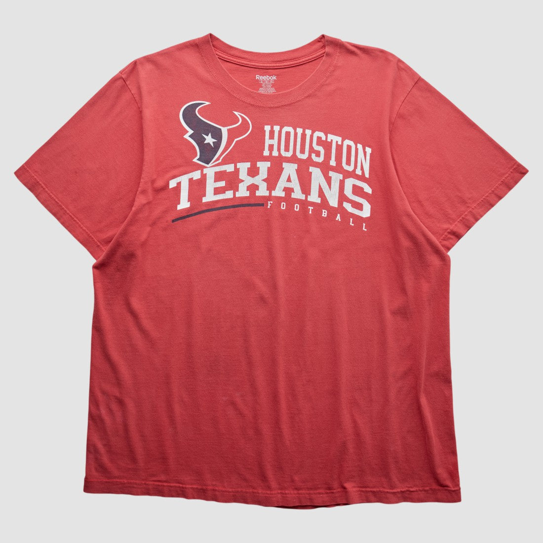 Houston Texans Reebok 2000s T-shirt Red Vintage - Fanatics