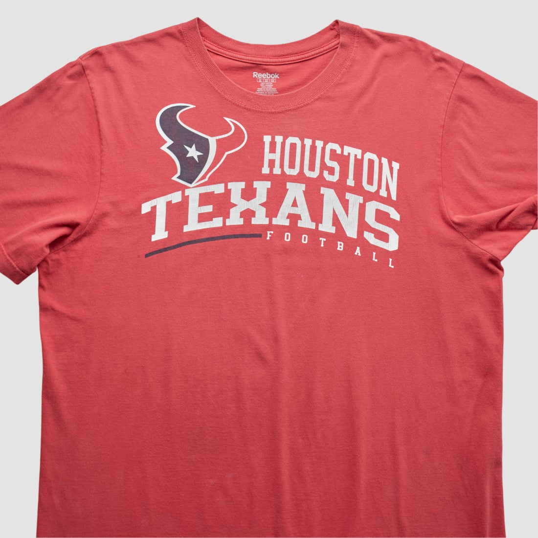 Houston Texans Reebok 2000s T-shirt Red Vintage - Fanatics