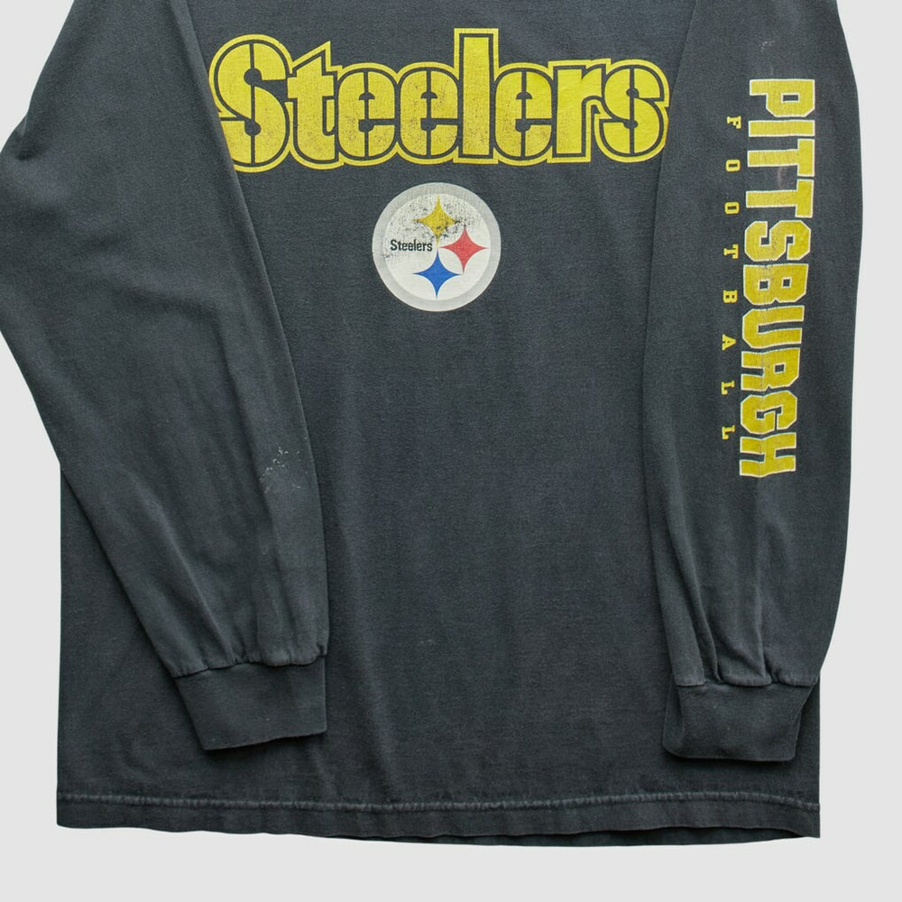 Pittsburgh Steelers NFL 2000s Long Sleeve T-shirt Black Vintage - Fanatics
