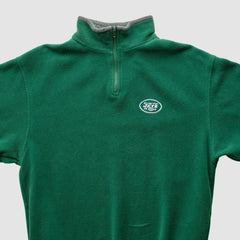 New York Jets Majestic 2000s 1/4 Zip Sweatshirt Green Vintage - Fanatics