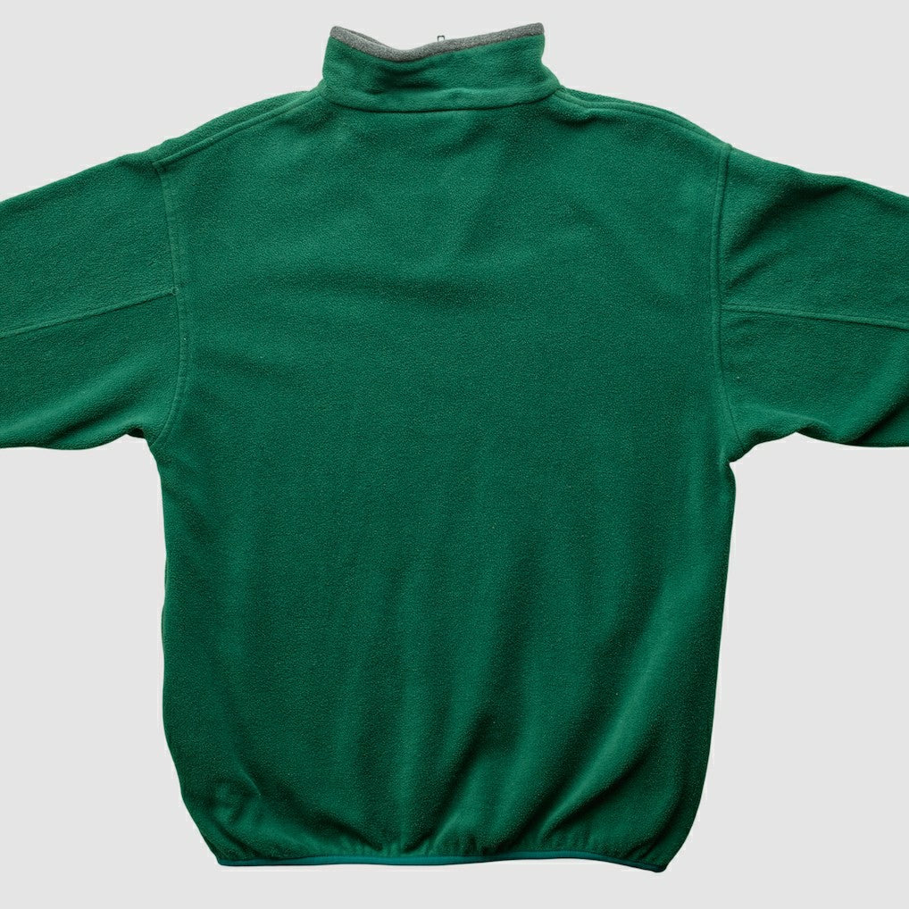 New York Jets Majestic 2000s 1/4 Zip Sweatshirt Green Vintage - Fanatics