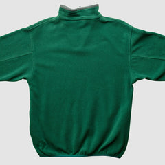 New York Jets Majestic 2000s 1/4 Zip Sweatshirt Green Vintage - Fanatics