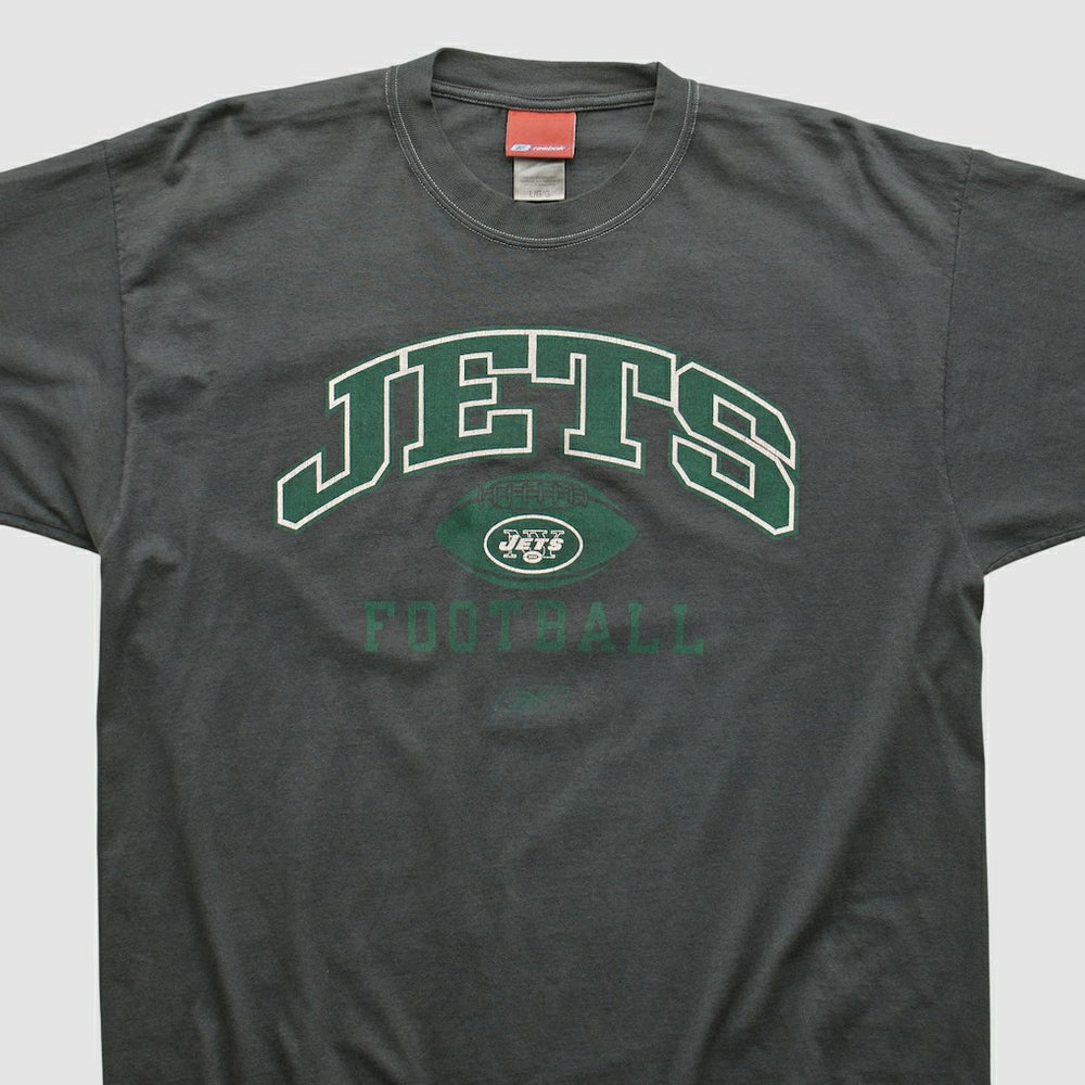 New York Jets Reebok 2000s T-shirt Charcoal Vintage - Fanatics