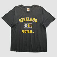 Pittsburgh Steelers NFL 2000s T-shirt Black Vintage - Fanatics
