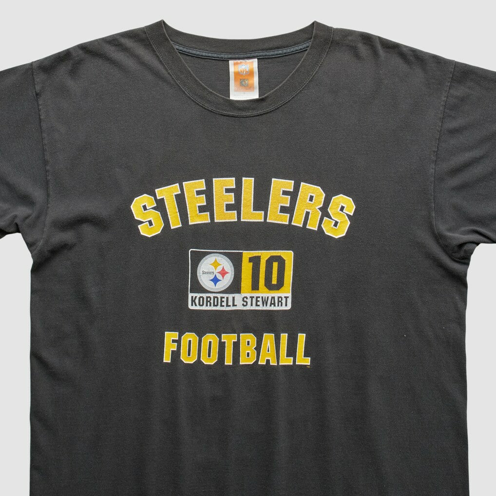 Pittsburgh Steelers NFL 2000s T-shirt Black Vintage - Fanatics