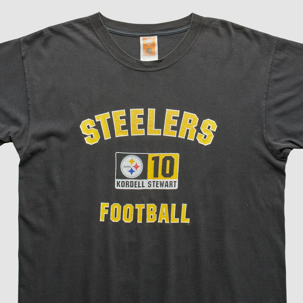 Pittsburgh Steelers NFL 2000s T-shirt Black Vintage - Fanatics
