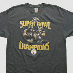 Pittsburgh Steelers NFL 2009 T-shirt Charcoal Vintage - Fanatics