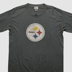 Pittsburgh Steelers NFL 2000s Long Sleeve T-shirt Charcoal Vintage - Fanatics