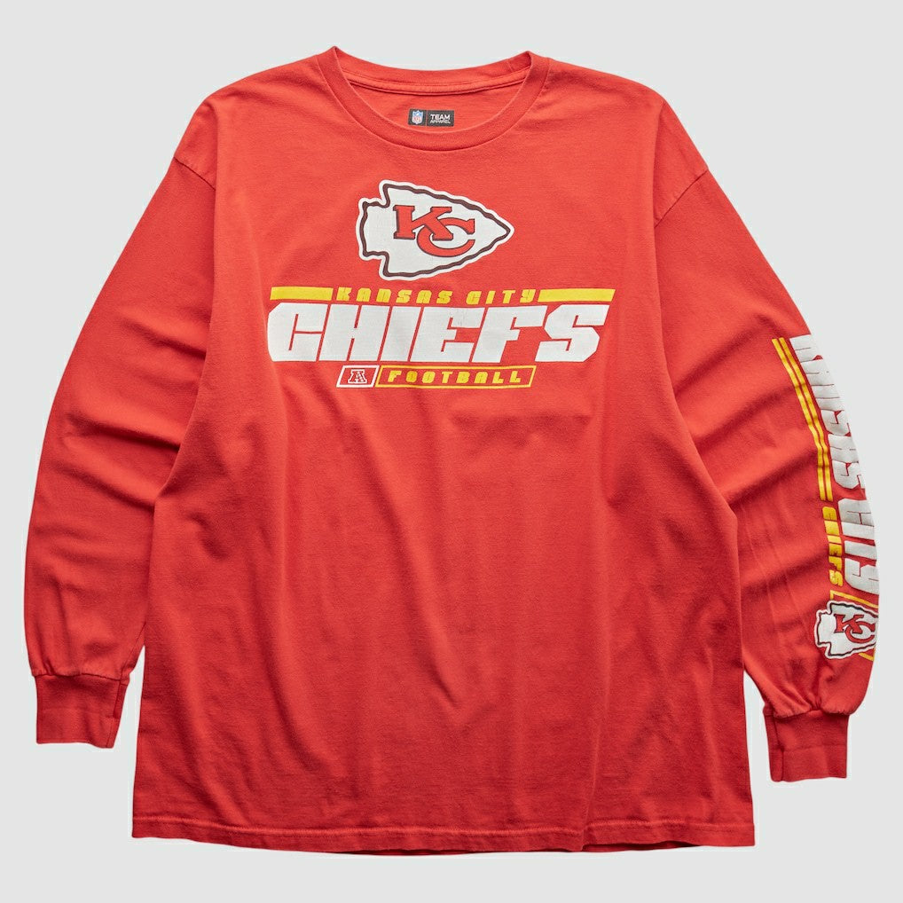 Kansas City Chiefs NFL 2010s Long Sleeve T-shirt Red Vintage - Fanatics