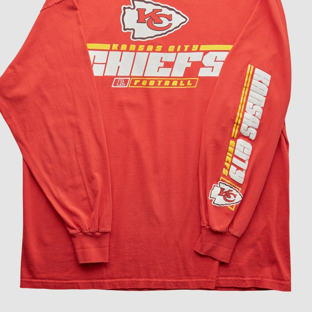 Kansas City Chiefs NFL 2010s Long Sleeve T-shirt Red Vintage - Fanatics