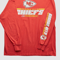 Kansas City Chiefs NFL 2010s Long Sleeve T-shirt Red Vintage - Fanatics