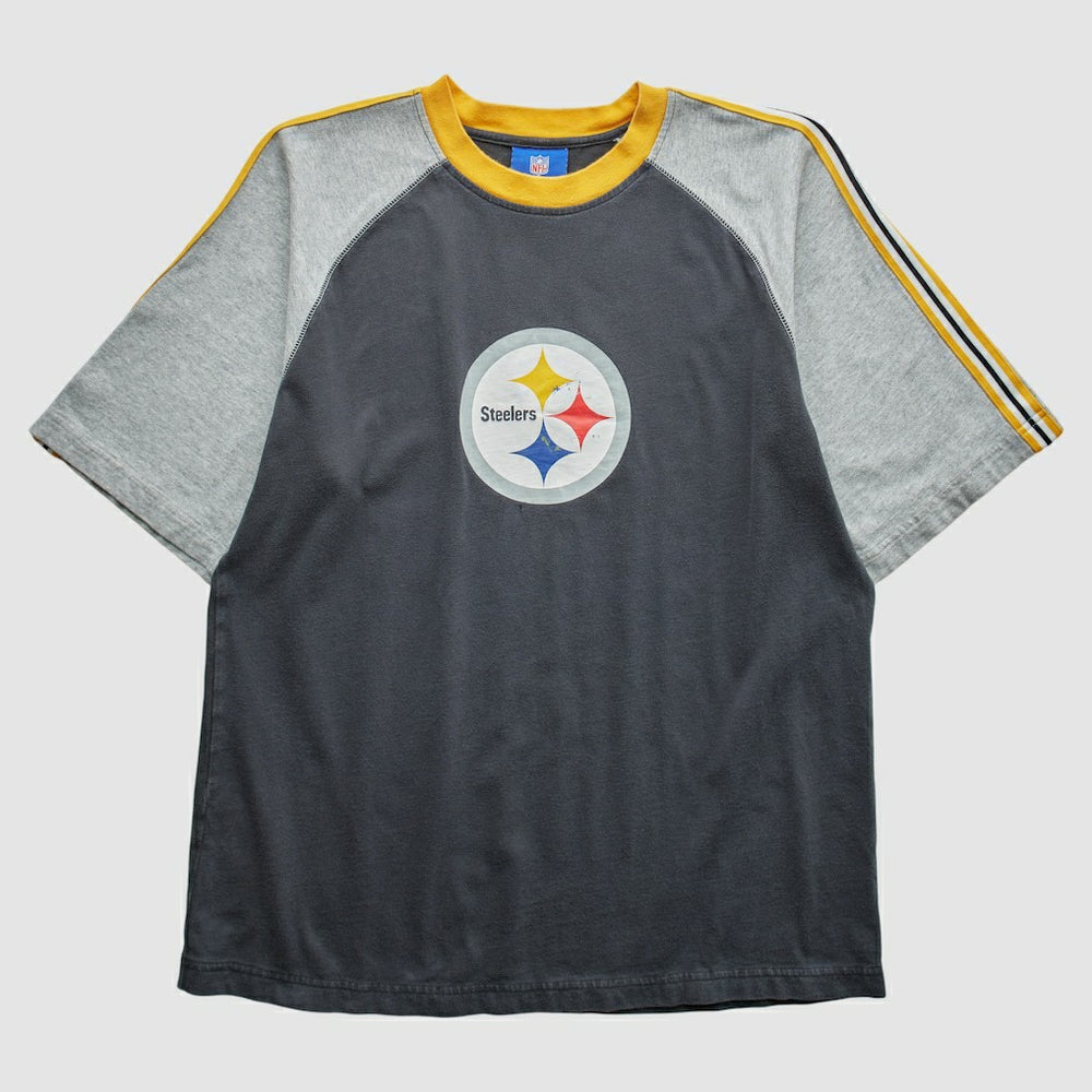 Pittsburgh Steelers 2000s T-shirt Charcoal Vintage - Fanatics