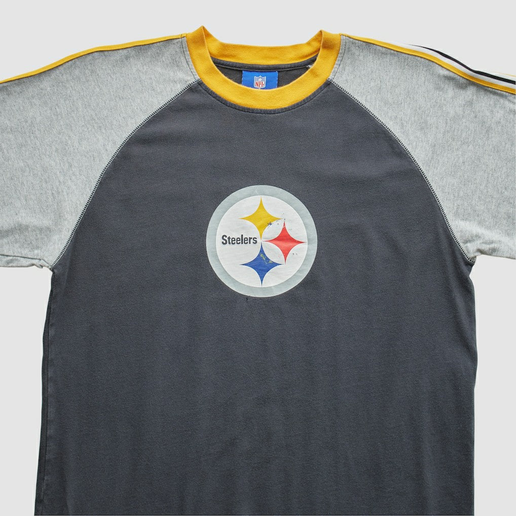 Pittsburgh Steelers 2000s T-shirt Charcoal Vintage - Fanatics