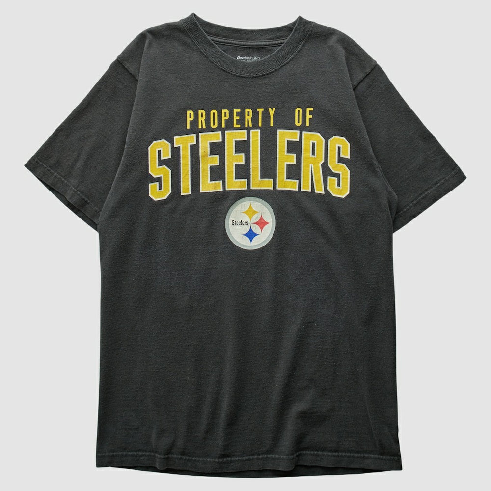 Pittsburgh Steelers Reebok 2010s T-shirt Black Vintage - Fanatics