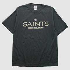 New Orleans Saints NFL 2000s T-shirt Black Vintage - Fanatics