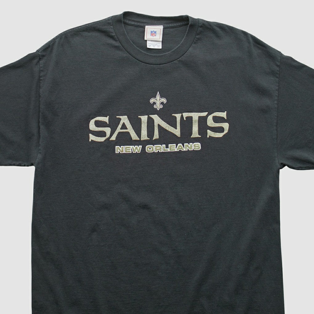 New Orleans Saints NFL 2000s T-shirt Black Vintage - Fanatics