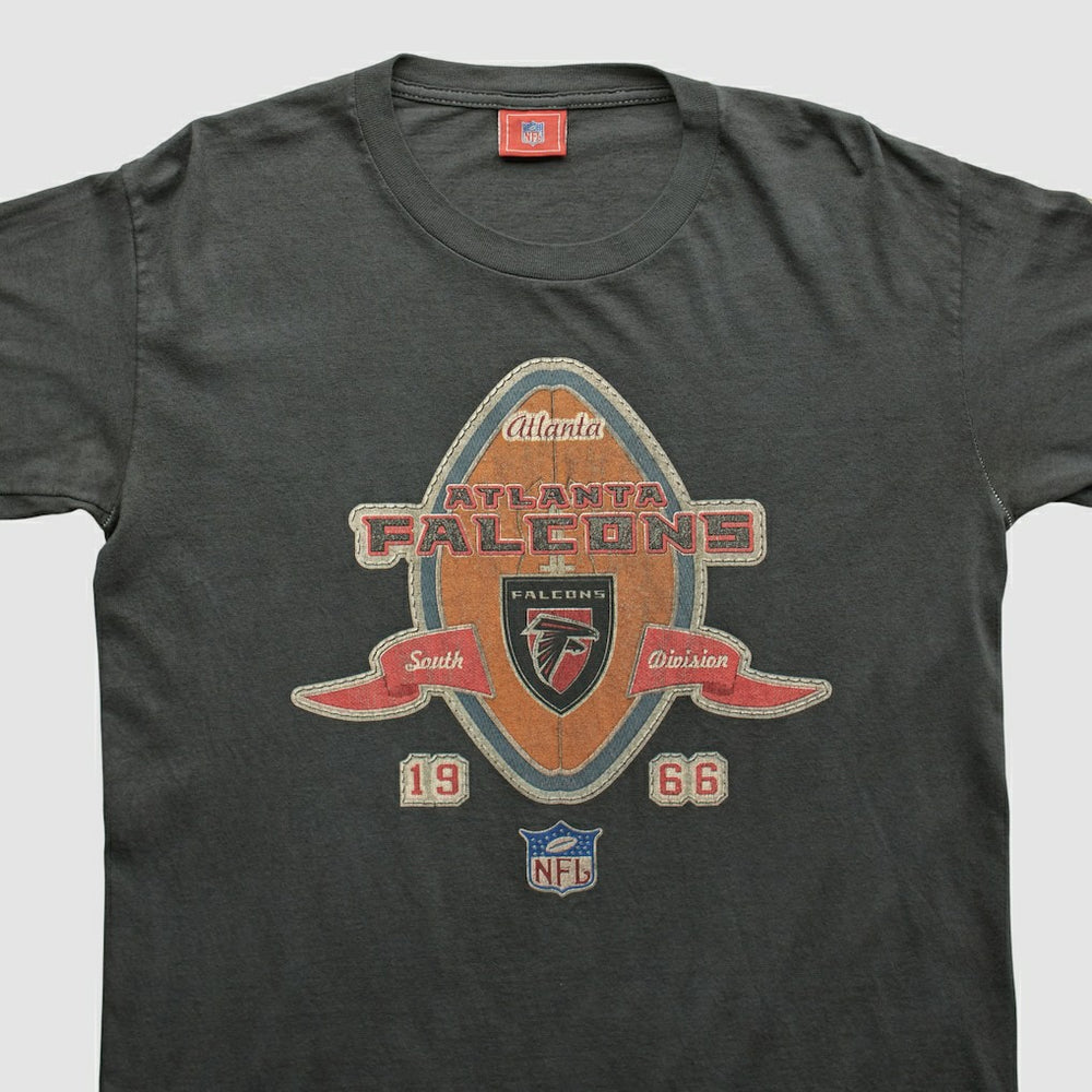 Atlanta Falcons NFL 2000s Long Sleeve T-shirt Charcoal Vintage - Fanatics