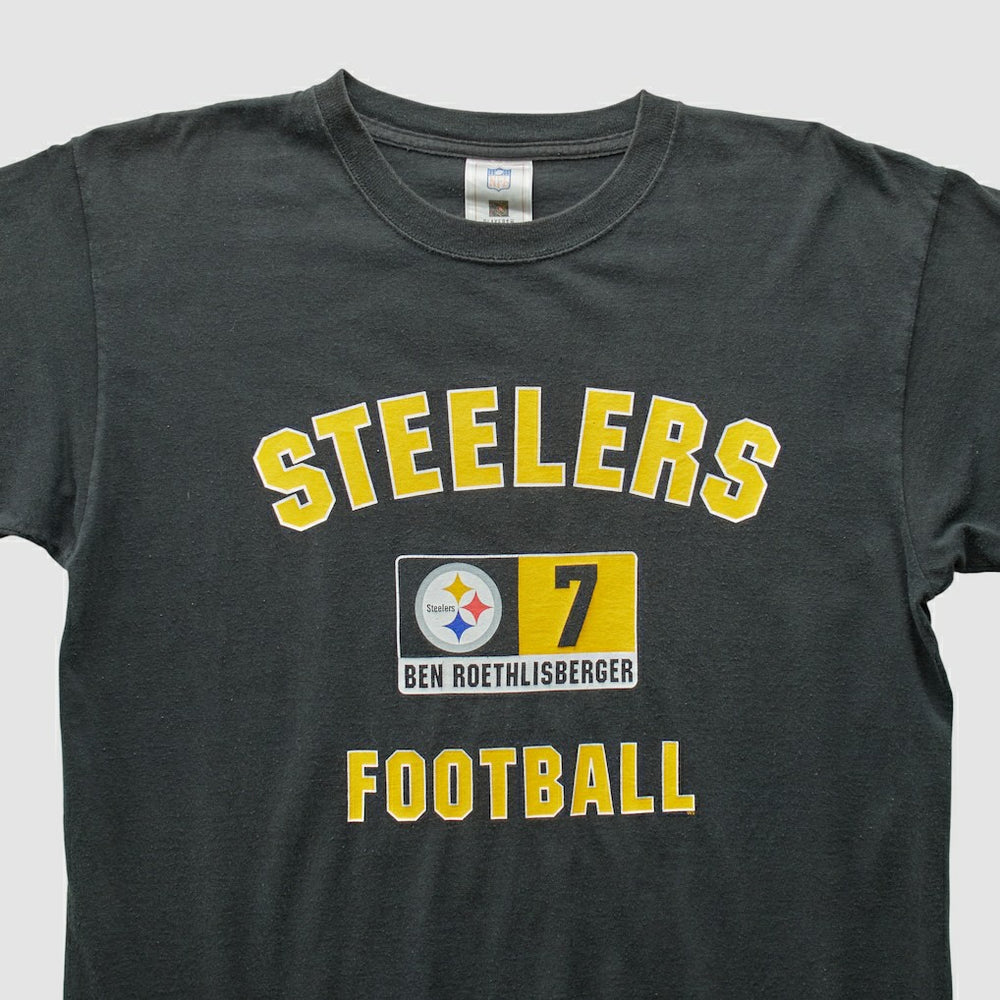 Pittsburgh Steelers 2000s T-shirt Black Vintage - Fanatics