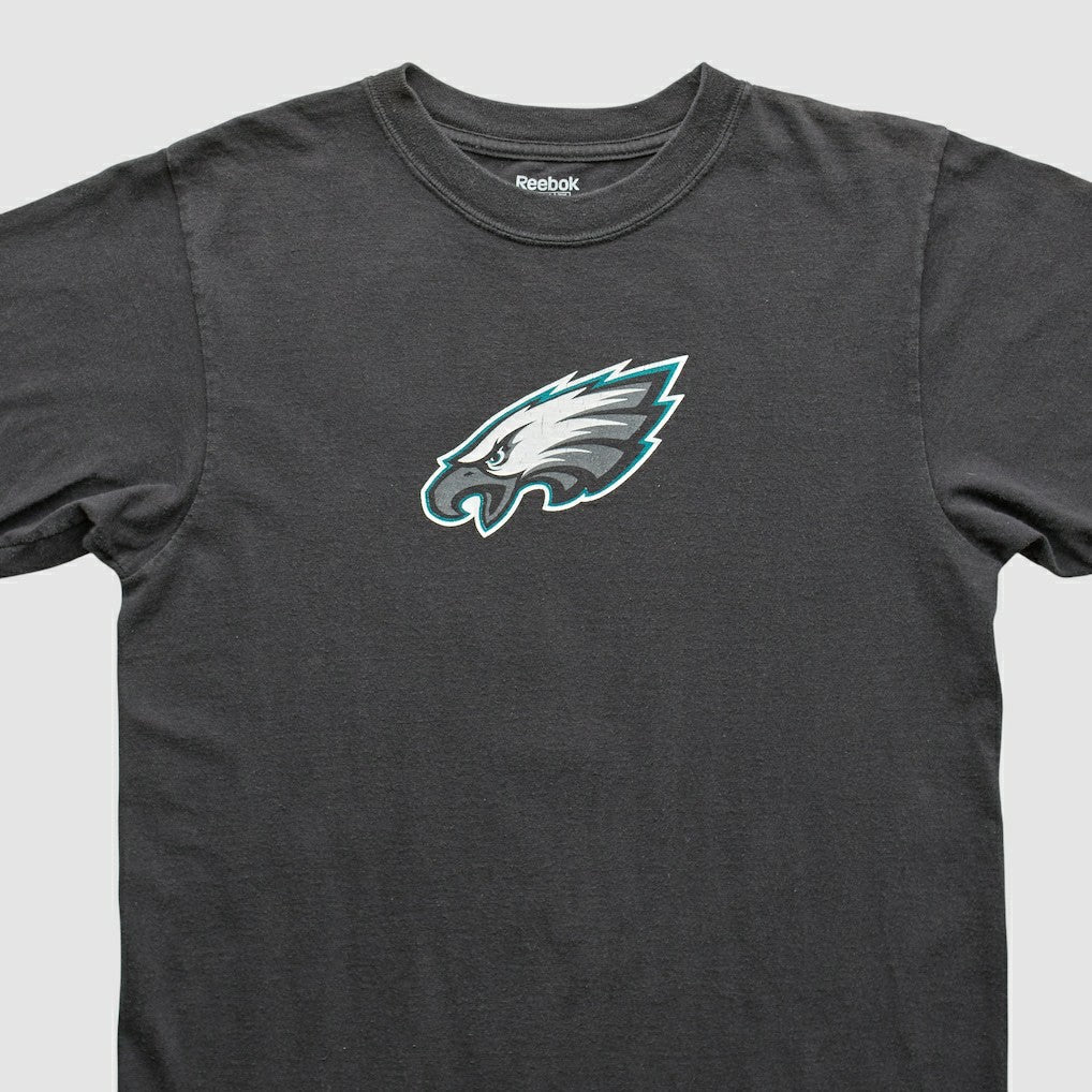 Philadelphia Eagles Reebok 2000s T-shirt Black Vintage - Fanatics