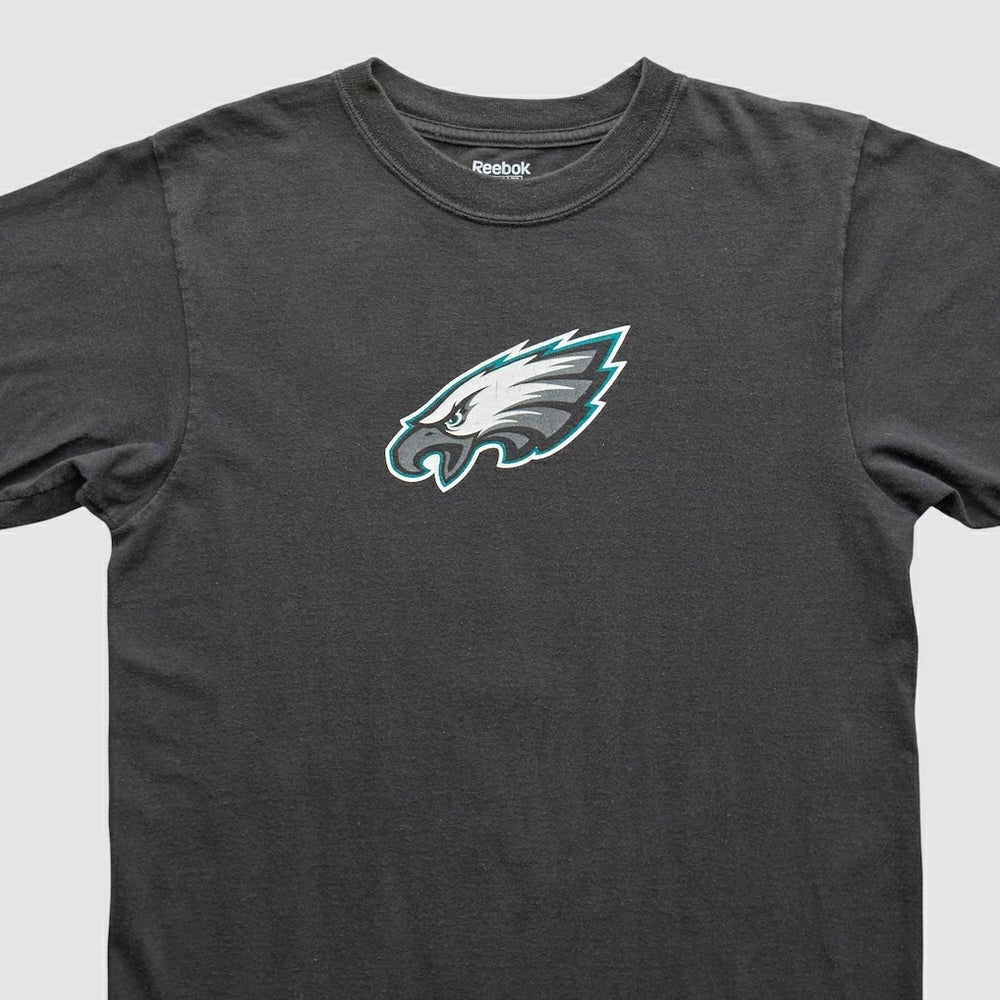 Philadelphia Eagles Reebok 2000s T-shirt Black Vintage - Fanatics
