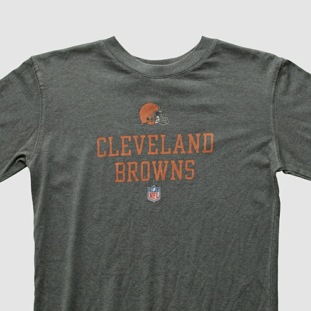 Cleveland Browns Reebok 2000s Long Sleeve T-shirt Gray Vintage - Fanatics