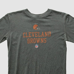 Cleveland Browns Reebok 2000s Long Sleeve T-shirt Gray Vintage - Fanatics