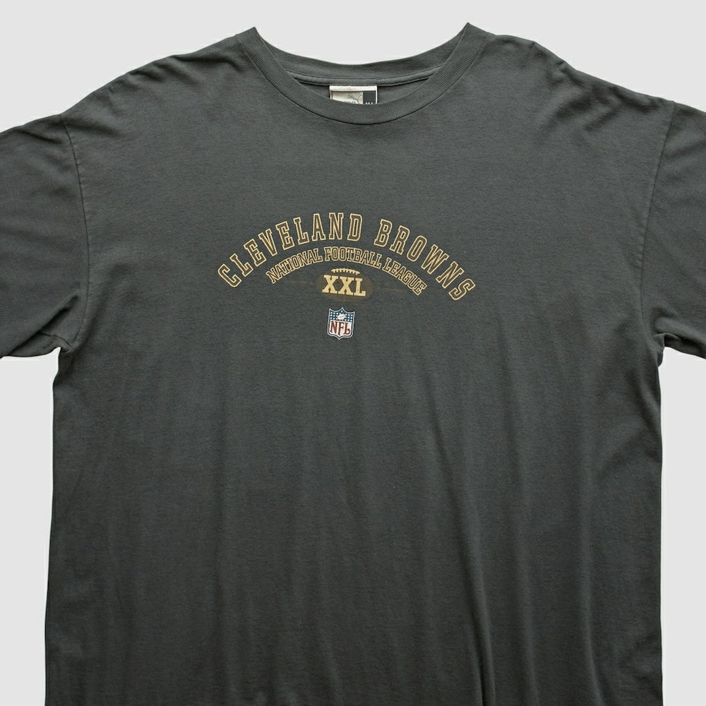 Cleveland Browns 2000s T-shirt Charcoal Vintage - Fanatics