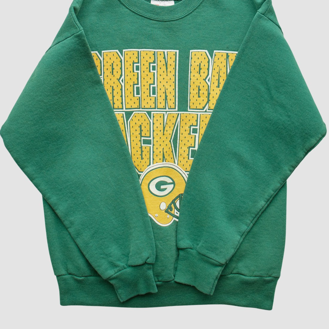 Green Bay Packers Hanes 90s Pullover Sweatshirt Green Vintage - Fanatics
