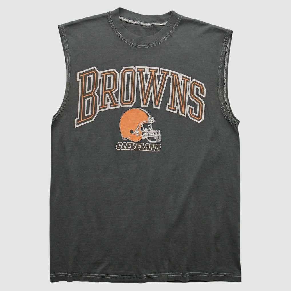 Cleveland Browns 90s Tank Charcoal Vintage - Fanatics